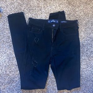 Hollister Black High Rise Super Skinny Jeans